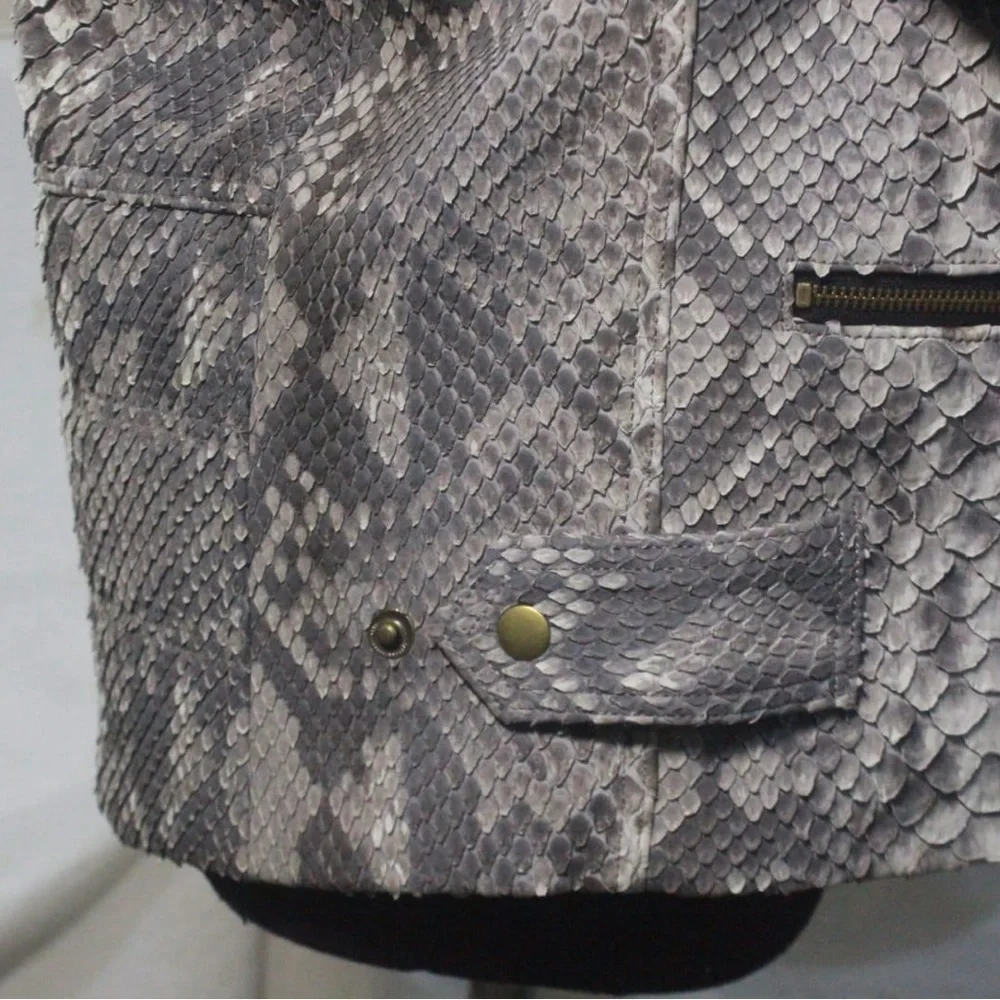 Handmade Genuine King Python Snake Jacket!! - Picture 14 of 16